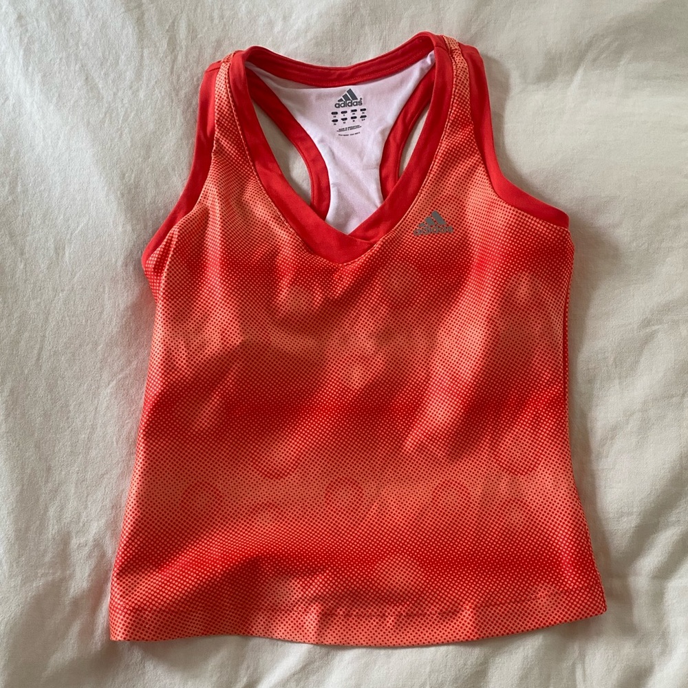 Vintage Adidas Racerback Sporty Athletic Tank